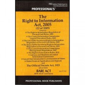Professional's Right to Information Act, 2005 Bare Act